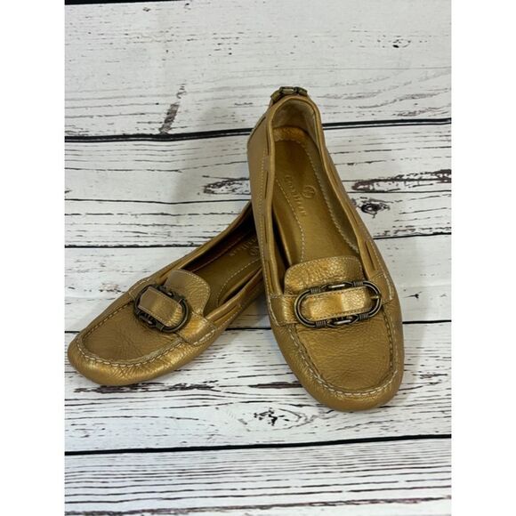 Women's Cole Haan Loafers Gold 8 B - Picture 1 of 8